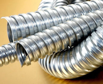 tubo eléctrico flexible del conducto del metal del 1/2” para el equipo del subterráneo del tren de alta velocidad