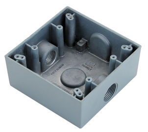 comprar Caja eléctrica hermética/de la prenda impermeable cuadrada el 1/2” 3/4